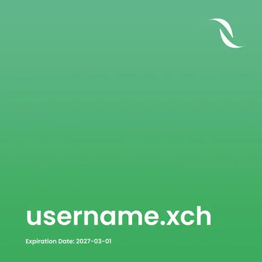 username.xch
